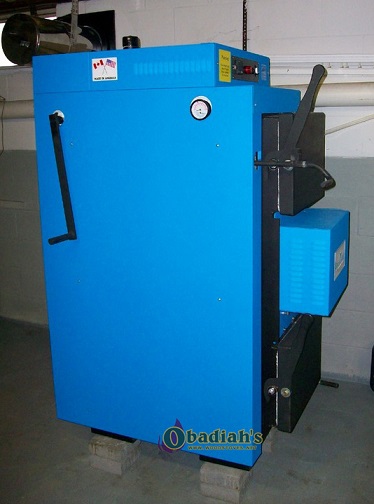 Econoburn 170-200 EPA Qualified Indoor Wood Gasification Boiler - Side
