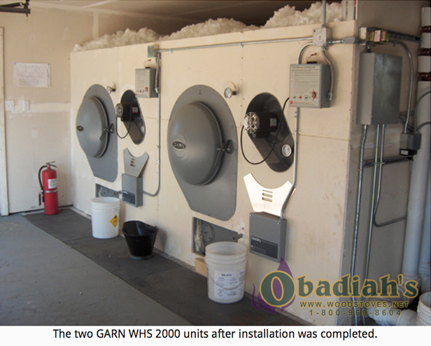 Garn WHS-2000 Residential Wood Gasification Boiler - installation