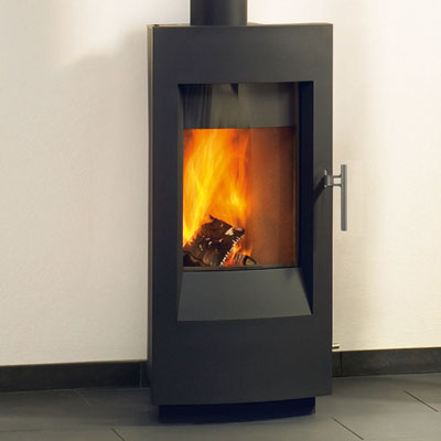 Hearthstone Tula 8190 Contemporary Wood Stove In Charcoal Matte