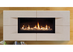 Majestic Echelon 60” Contemporary Linear Direct Vent Gas Fireplace