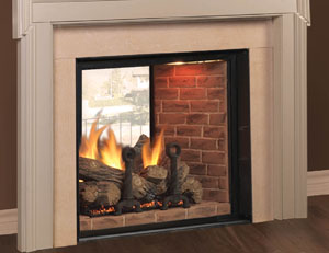 Majestic Marquis See-Thru Direct Vent Gas Fireplace