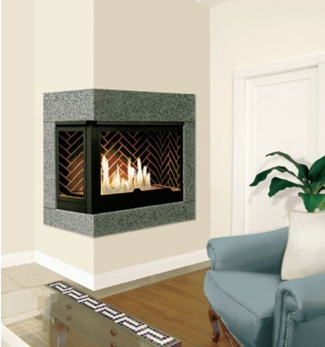 J.A. Roby Auster & Mousson Direct Vent by Obadiah's Woodstoves