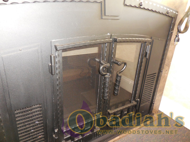 Obadiah's Fireplace Conversion Cookstove - blacksmith