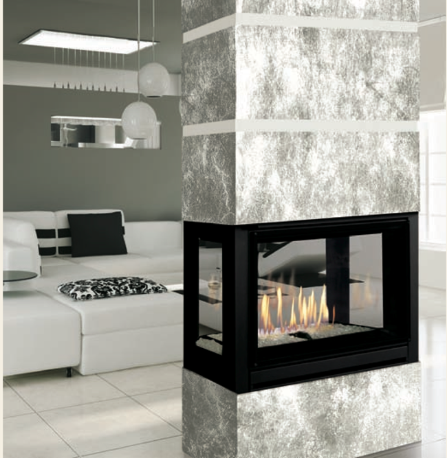 J.A. Roby PAMPERO Direct Vent Fireplace - Discontinued