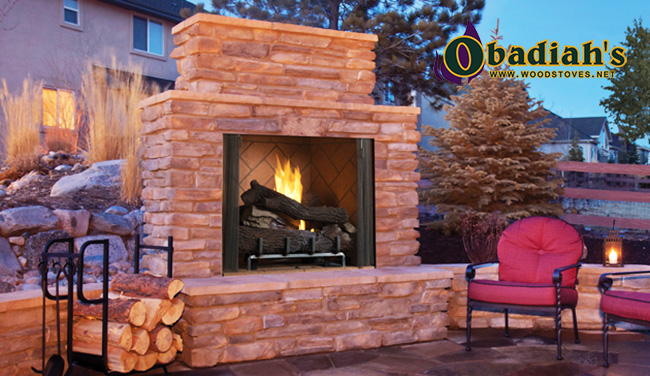 Astria Venetian / Superior VRE6000 Vent Free Outdoor Gas Fireplace