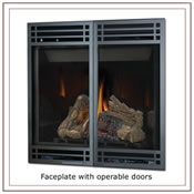 HD35 Napoleon Clean Face Direct Vent Gas Fireplace