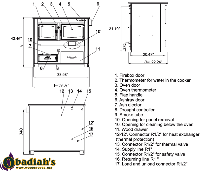 stove draft control