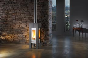 Hearthstone Modena 8140 Contemporary Steel Gas Stove