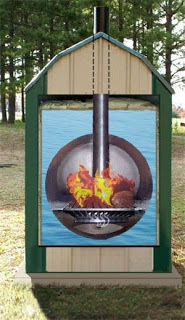 Outdoor Wood Boiler Cutaway