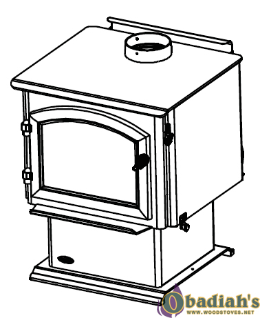 Quadrafire 2100 Millennium Wood Stove - Discontinued