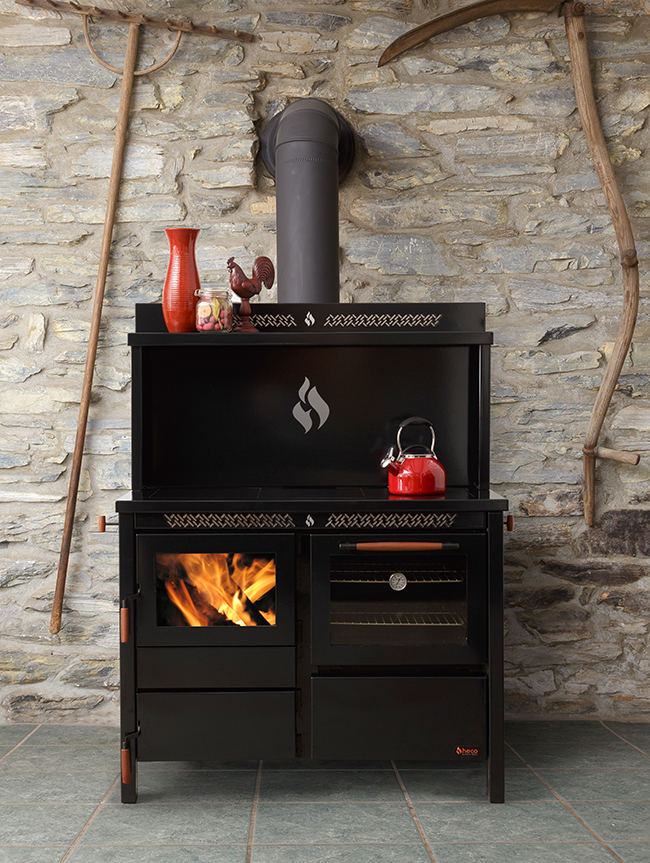 Creatice Wood Burning Cook Stove for Large Space