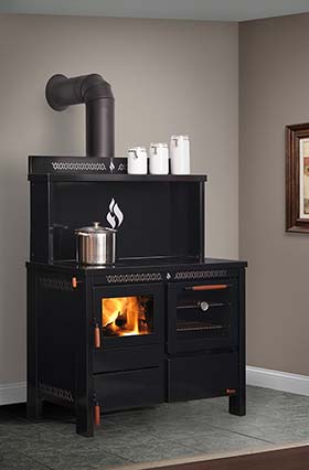 520 Heco Wood & Coal Cookstove by Obadiah's Woodstoves