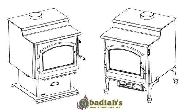 Quadrafire 5700 Step Top Wood Stove