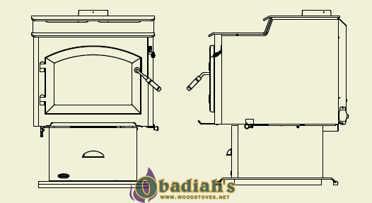 Quadrafire 5700 Step Top Wood Stove