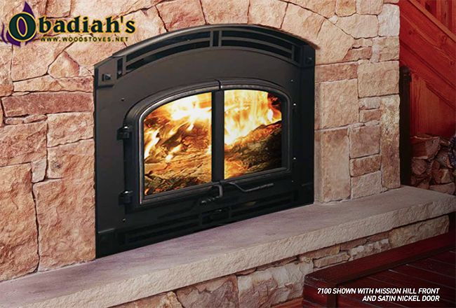 Quadrafire 7100 Zero Clearance High Efficiency Wood Fireplace