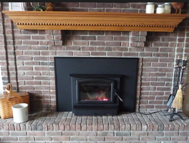 The Buck Traditional Series 21 Stove or Insert can be used as a fireplace insert with optional insert kit