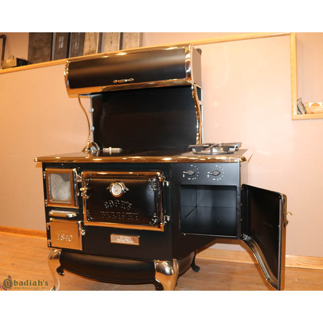 Elmira Fireview 1842-G 48” Wood Cookstove Gas Range