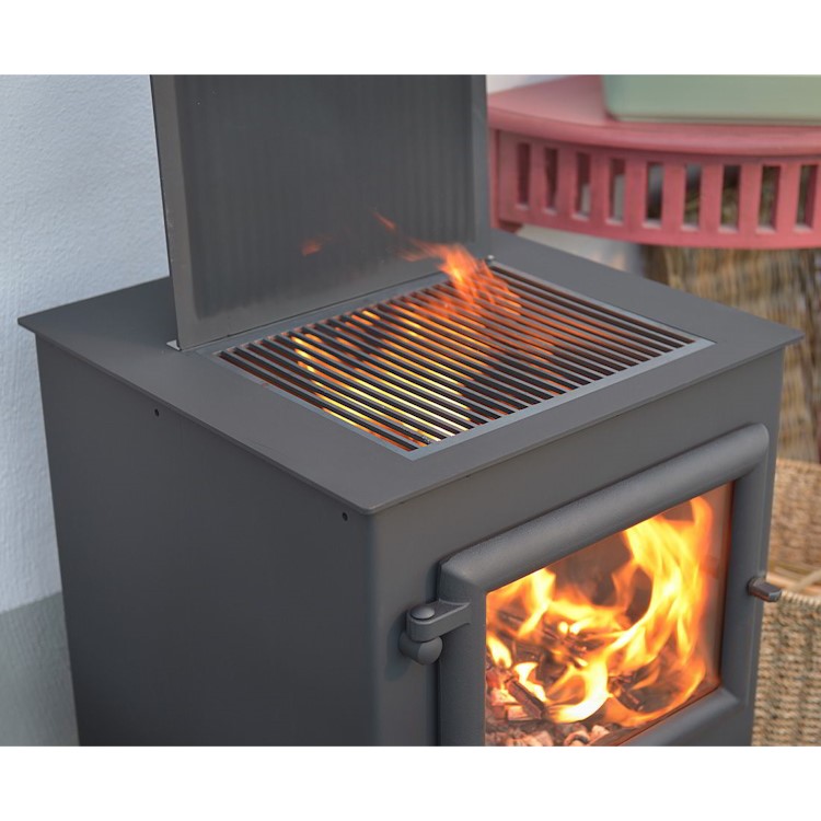 Esse Garden Outdoor Wood Stove with Cooking Surface