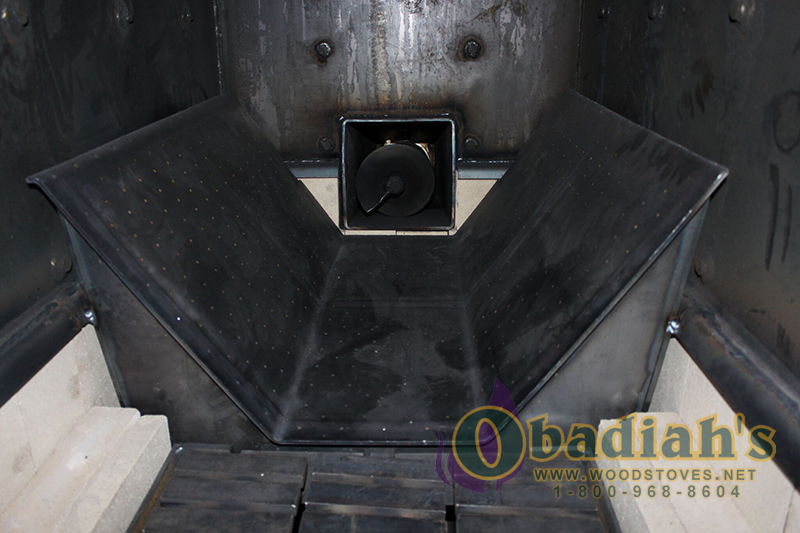 Glenwood Biomass Boiler - perforated burn tray and auger