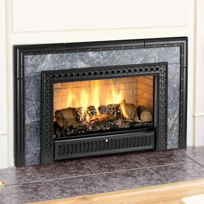 Hearthstone 8890 Gas Insert with Cast Iron Facade