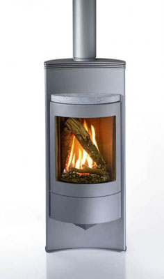 Hearthstone Luno 8160 Contemporary Steel Gas Stove