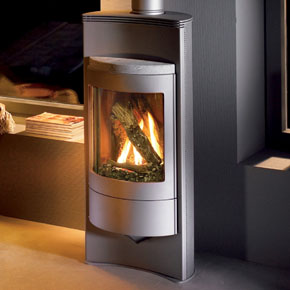 Hearthstone Luno 8160 Contemporary Steel Gas Stove