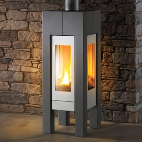 Hearthstone Modena 8140 Contemporary Steel Gas Stove