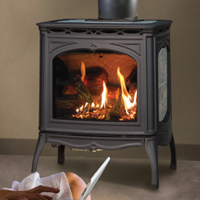 Hearthstone Tucson 8702 In Black Matte and Gray Soapstone