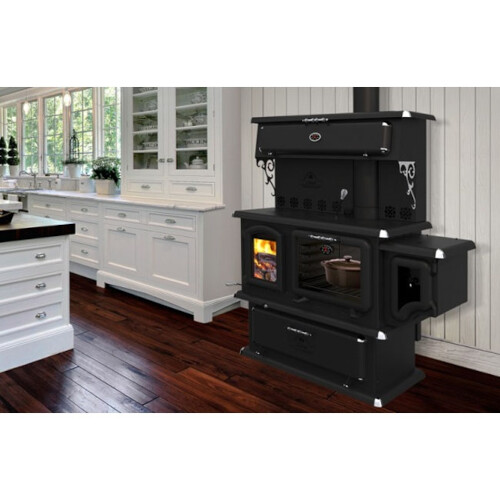 J.A Roby Chief Wood Cook Stove w/Side Water Reservoir J.A Roby Chief Wood Cook Stove w/Side Water Reservoir