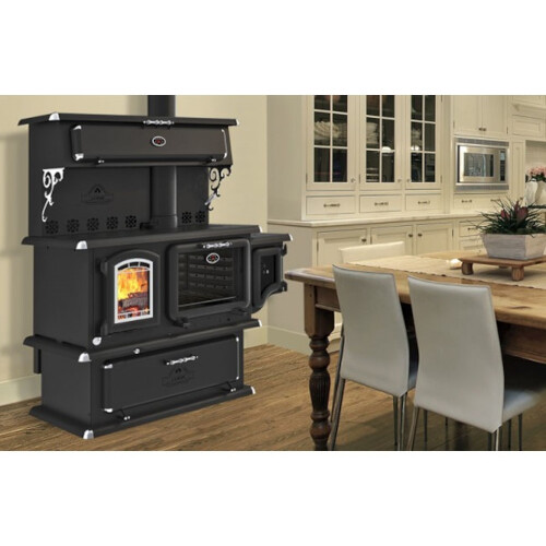 J.A Roby Chief Wood Cook Stove w/Side Water Reservoir J.A Roby Chief Wood Cook Stove w/Side Water Reservoir