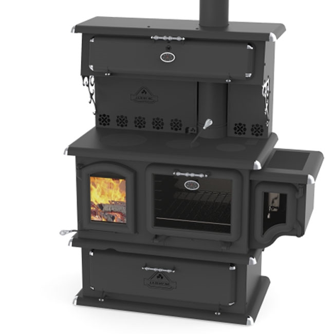 J.A Roby Chief Wood Cook Stove w/Side Water Reservoir J.A Roby Chief Wood Cook Stove w/Side Water Reservoir