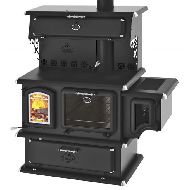 J.A Roby Chief Wood Cook Stove w/Side Water Reservoir J.A Roby Chief Wood Cook Stove w/Side Water Reservoir