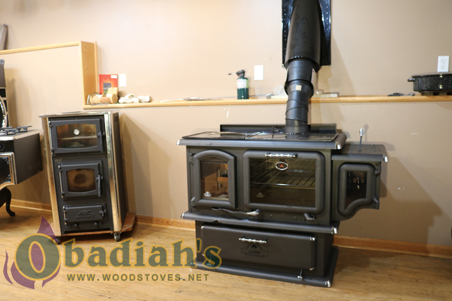 J.A Roby Chief Wood Cook Stove w/Side Water Reservoir