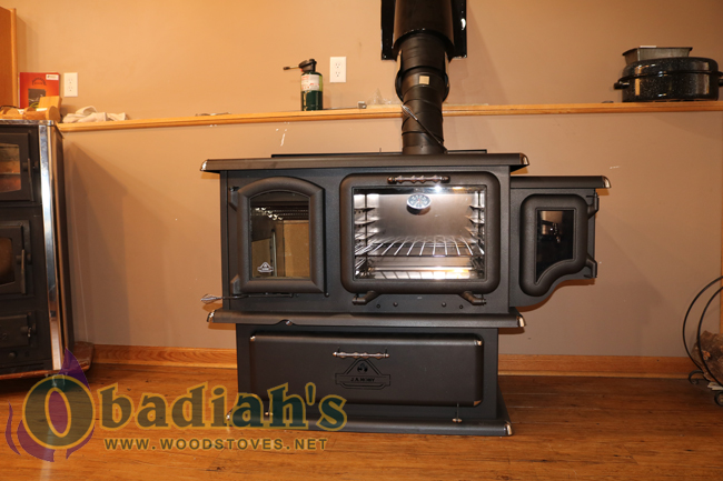 J.A Roby Chief Wood Cook Stove w/Side Water Reservoir