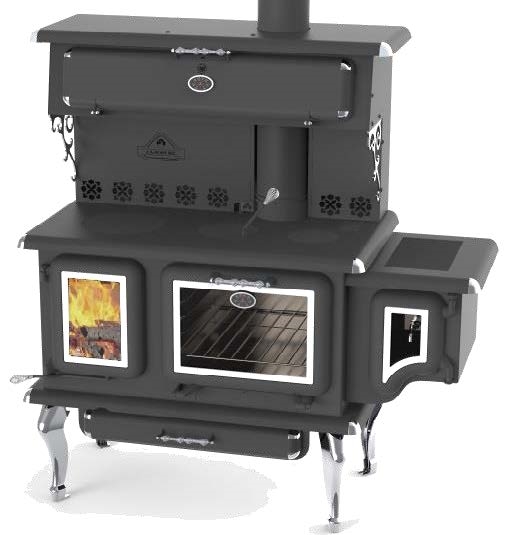 J.A. Roby Cicero Wood Cook Stove w/ Side Water Reservoir J.A. Roby Cicero Wood Cook Stove w/ Side Water Reservoir