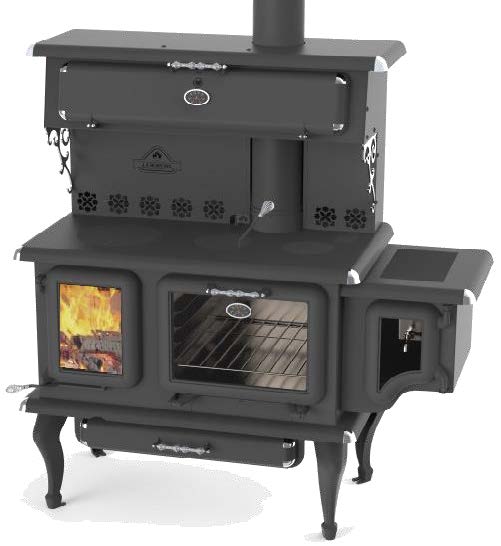 J.A. Roby Cicero Wood Cook Stove w/ Side Water Reservoir