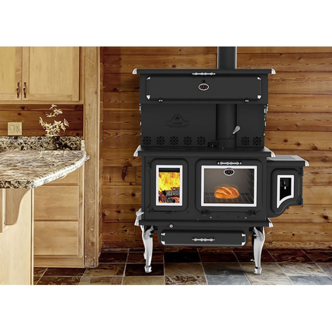 J.A. Roby Cicero Wood Cook Stove w/ Side Water Reservoir