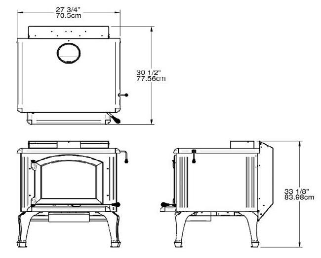 J.A. Roby Forgeron Cuisiniere Wood Cookstove