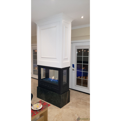 J.A. Roby PAMPERO Direct Vent Fireplace