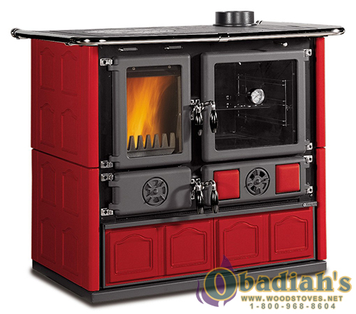 La Nordica Rosa Maiolica Wood Cookstove La Nordica Rosa Maiolica Wood Cookstove