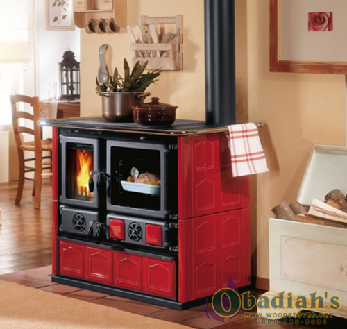 La Nordica Rosa Maiolica Wood Cookstove La Nordica Rosa Maiolica Wood Cookstove