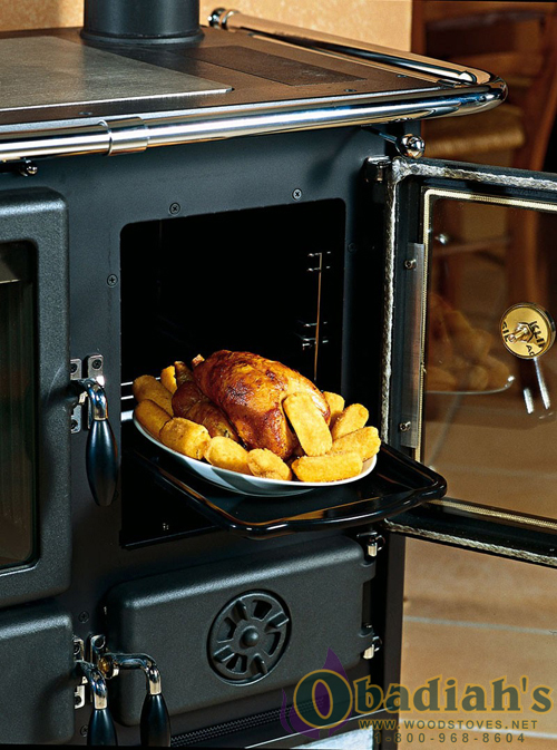 La Nordica Rosa Maiolica Wood Cookstove La Nordica Rosa Maiolica Wood Cookstove