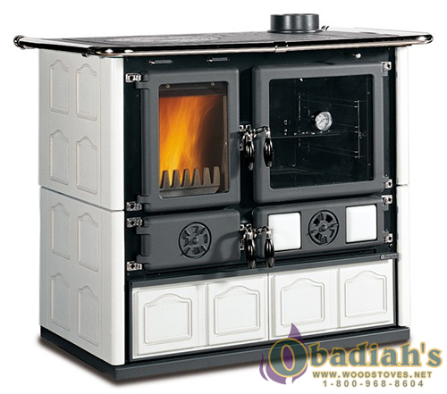 La Nordica Rosa Maiolica Wood Cookstove La Nordica Rosa Maiolica Wood Cookstove