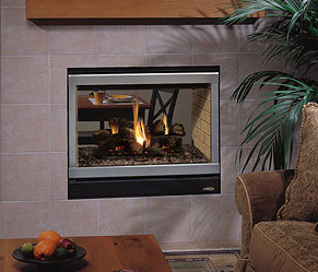 Elite See-Through Astria Gas Fireplace