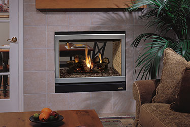 Elite See-Through Astria Gas Fireplace