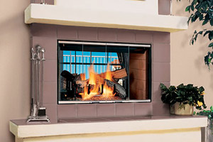 Magna-Fire™ See-Through Lennox Wood Burning Fireplace