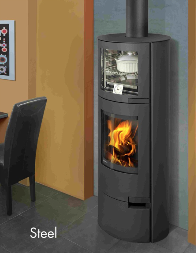 Lugo Contemporary Wood Cook Stove