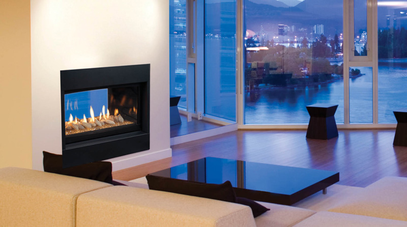 Majestic Echelon See-Thru Direct Vent Gas Fireplace