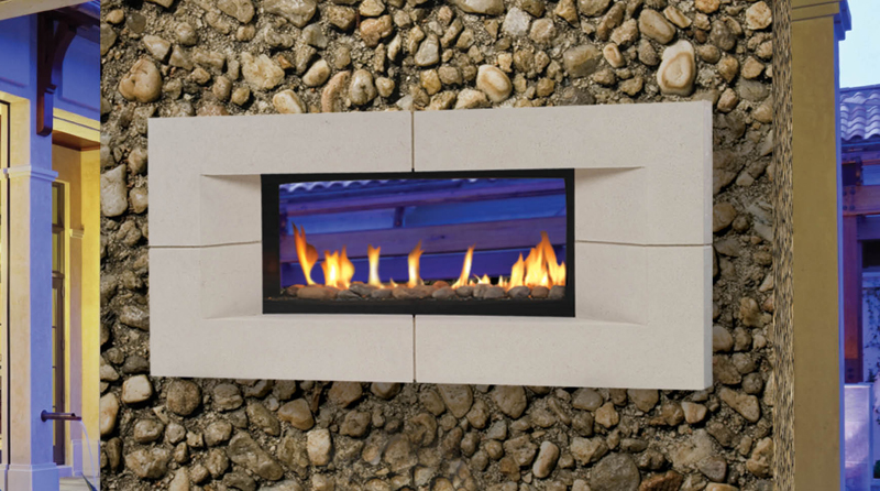 Majestic Echelon See-Thru Direct Vent Gas Fireplace