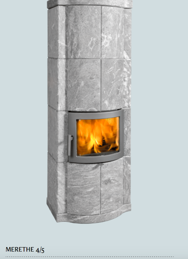 Norsk Kleber Merethe Plus Soapstone Masonry Stove